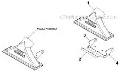 Part Location Diagram of 600100 Little Wonder Nozzle